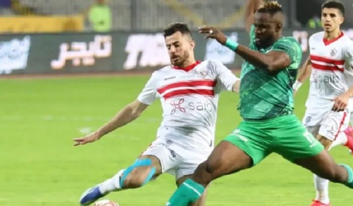 نتيجة مباراة الزمالك والمصري و جدول ترتيب الدوري المصري 2022